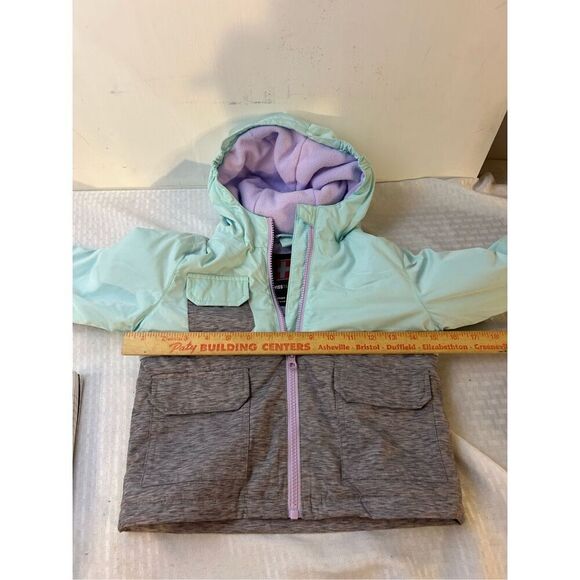 Swiss tech girls size 2t jacket coat green gray - Picture 4 of 6
